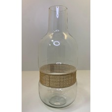 Vaso de Vidro Palha M Vaso de Vidro Palha M